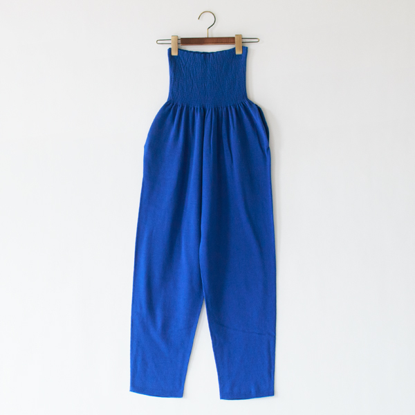 【別注色】おなかをつつむ オーガニックコットンニットパンツ レギュラー(ZUTTO別注 サファイヤブルー)