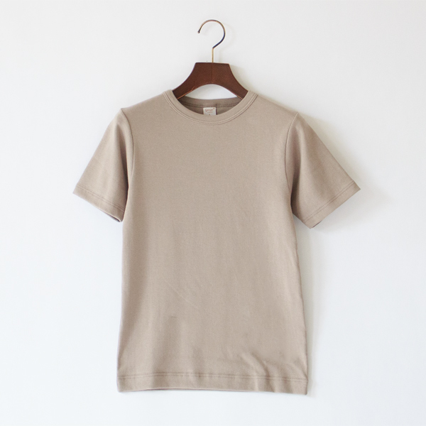 クルーネックショートスリーブTシャツ(Pergamena)