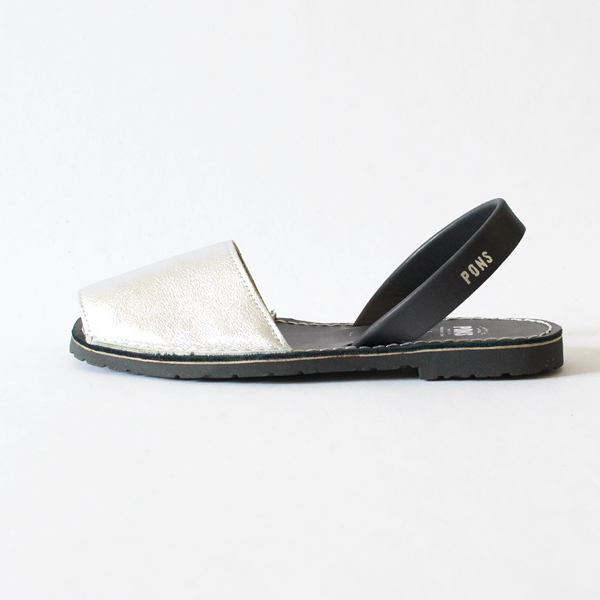 【別注】アバルカサンダル　Plata Negro