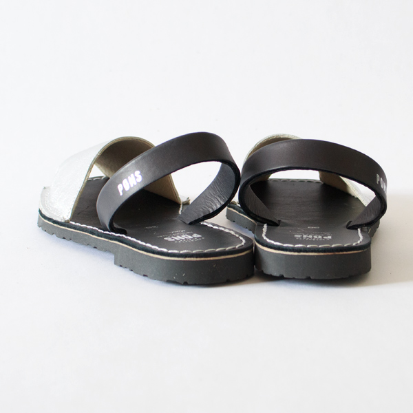 【別注】アバルカサンダル　Plata Negro