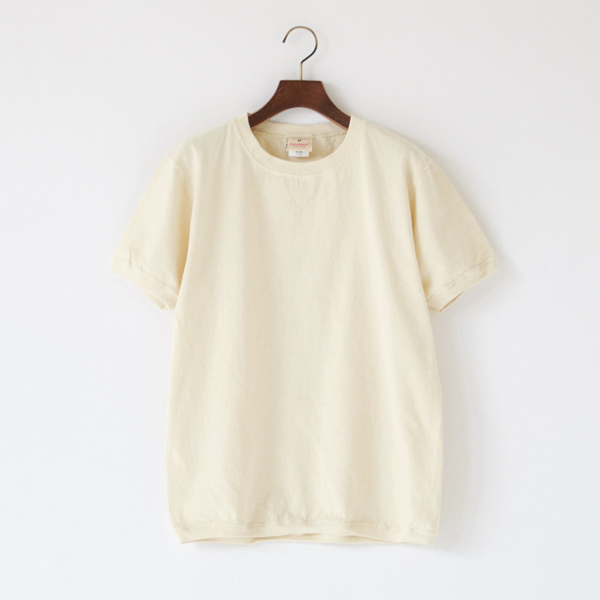 クルーネック ショートスリーブTシャツ CREAM