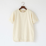 クルーネック ショートスリーブTシャツ CREAM