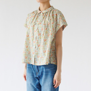 リバティ半袖ブラウス／LIBERTY LONDON（リバティロンドン）｜愛着を 