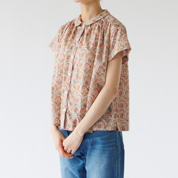 リバティ半袖ブラウス／LIBERTY LONDON（リバティロンドン）｜愛着を
