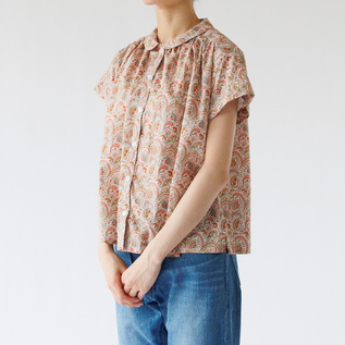 リバティ半袖ブラウス／LIBERTY LONDON（リバティロンドン）｜愛着を