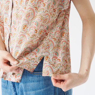 リバティ半袖ブラウス／LIBERTY LONDON（リバティロンドン）｜愛着を