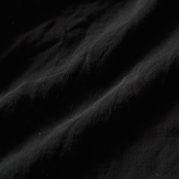 リネンコットンレースパンツ（BLACK）
