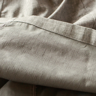 裾は三つ折り始末(GREY) 裾は三つ折り始末(GREY)