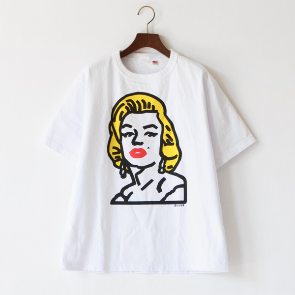 7.5オンスヘヴィーウエイトTシャツ（BRONDE LADY）※コラボレーションアイテム