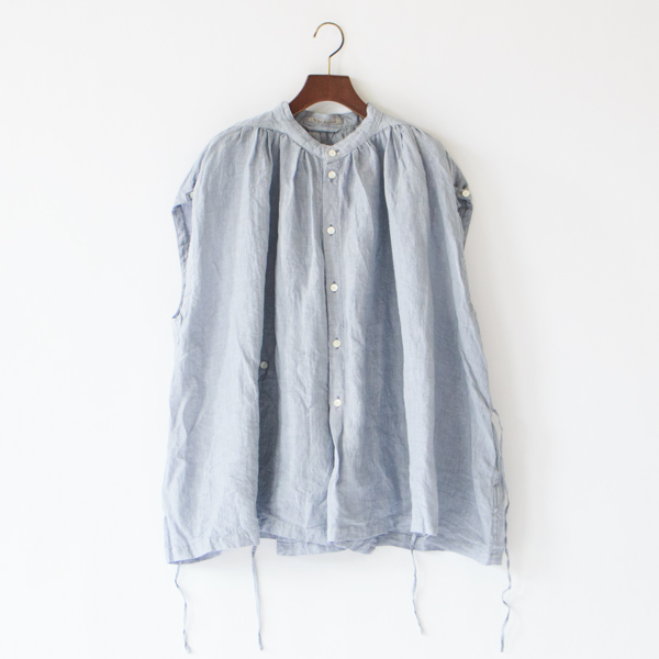 2WAYケープブラウス(BLUE GRAY) 2WAYケープブラウス(BLUE GRAY)
