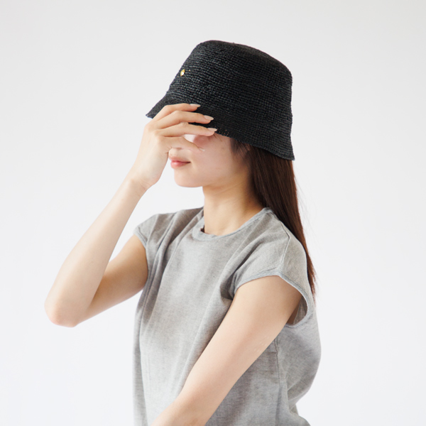 ラフィアハット(black) ラフィアハット(black)