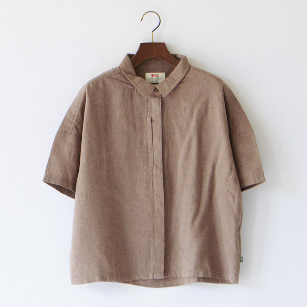 ヘンプキャンプシャツ（Suede Brown）