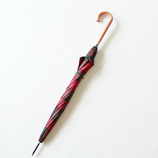【別注】先染めツイル細巻傘(Wine Tartan) 【別注】先染めツイル細巻傘(Wine Tartan)