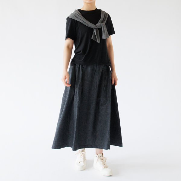身長163cm・BLACK