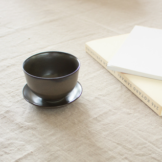 Cupと合わせて茶托としても使えます(テンモク) Cupと合わせて茶托としても使えます(テンモク)