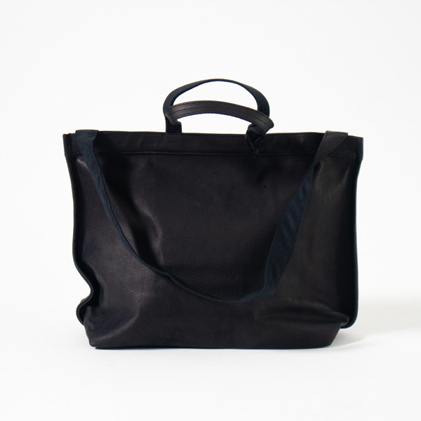 HALLIE ベーシックジップトートM 2WAY(BLACK)