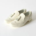 TRAVEL SHOES  TR-031 タッセルローファー WH