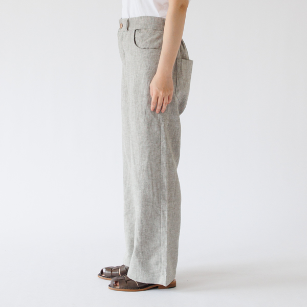 BAJO PANTS Olive(身長162cm) BAJO PANTS Olive(身長162cm)