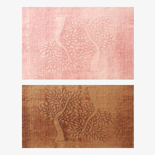 上：灰桜、下：利休茶