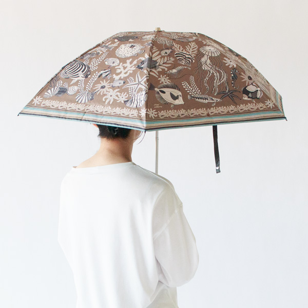 晴雨兼用ミニ傘(ブラウン) 晴雨兼用ミニ傘(ブラウン)