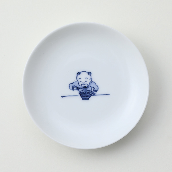 ［丸］ラーメン唐子。伝統的な唐子をモチーフに、現代的にアレンジした絵柄。