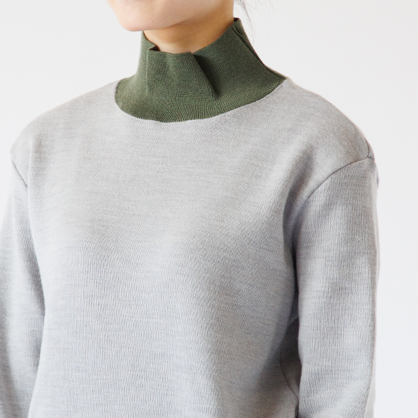 高さのあるハイネック(身長160cm・GREY) 高さのあるハイネック(身長160cm・GREY)