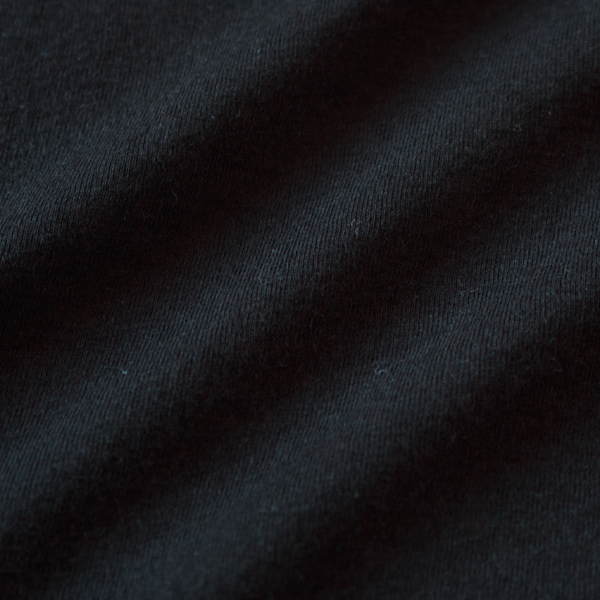 インナー使いしやすい薄手のフライス生地(BLACK)