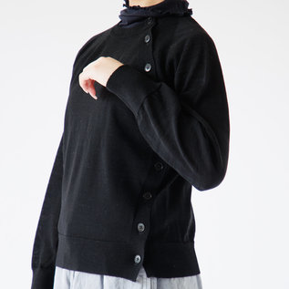 肩から裾まで流れる前立て(身長160cm・BLACK) 肩から裾まで流れる前立て(身長160cm・BLACK)