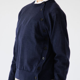 肩から裾まで流れる前立て(身長160cm・NAVY) 肩から裾まで流れる前立て(身長160cm・NAVY)