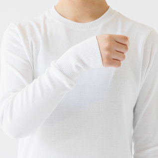 袖のリブはきちんと見えします 袖のリブはきちんと見えします
