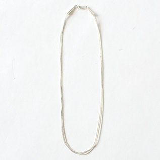 リキッドシルバーネックレス3連（50cm）
