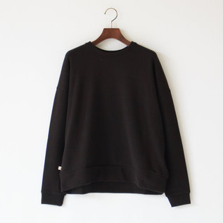 ソフトローゲージ裏毛スウェット(Black) ソフトローゲージ裏毛スウェット(Black)