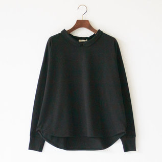 モダン天竺ミニ襟ロングスリーブ(Black) モダン天竺ミニ襟ロングスリーブ(Black)