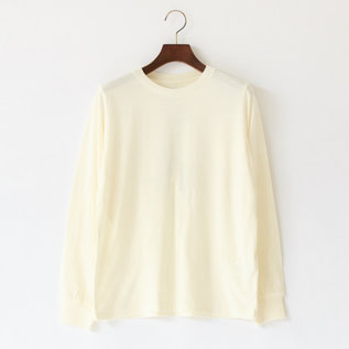 長袖Tシャツ WOOL COTTON TSHIRT(WHITE) 長袖Tシャツ WOOL COTTON TSHIRT(WHITE)