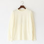 長袖Tシャツ WOOL COTTON TSHIRT