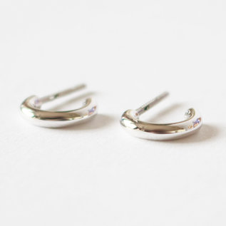 キャッチレスピアス EMBRACE micro(Silver)