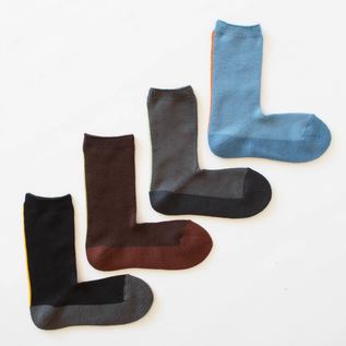 MEN BACKLINE WOOL CREW SOCKS