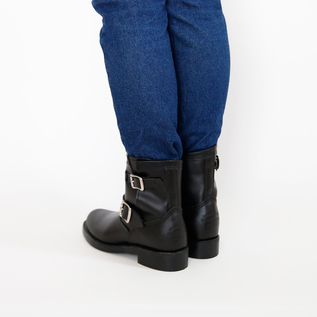 lotus 美品 チペワ ペコスブーツ レディース ブラック 24cm エンジニアブーツ レディース ブラック／CHIPPEWA（チペワ）｜愛着を