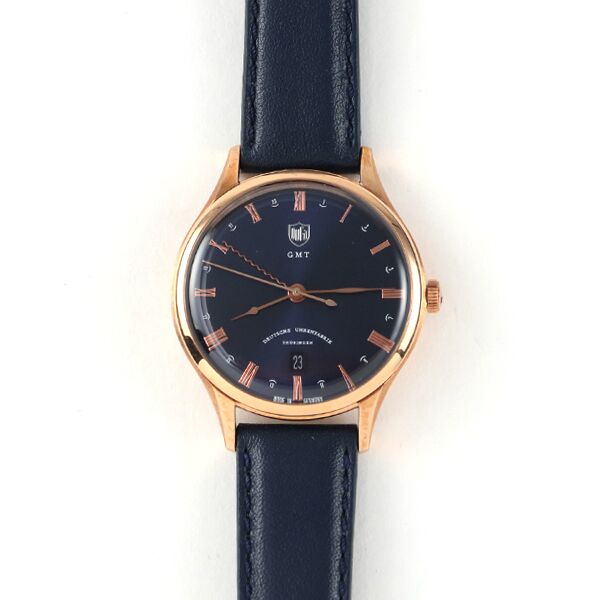 DUFA 腕時計 WEIMAR GMT BLUE NAVY DUFA 腕時計 WEIMAR GMT BLUE NAVY
