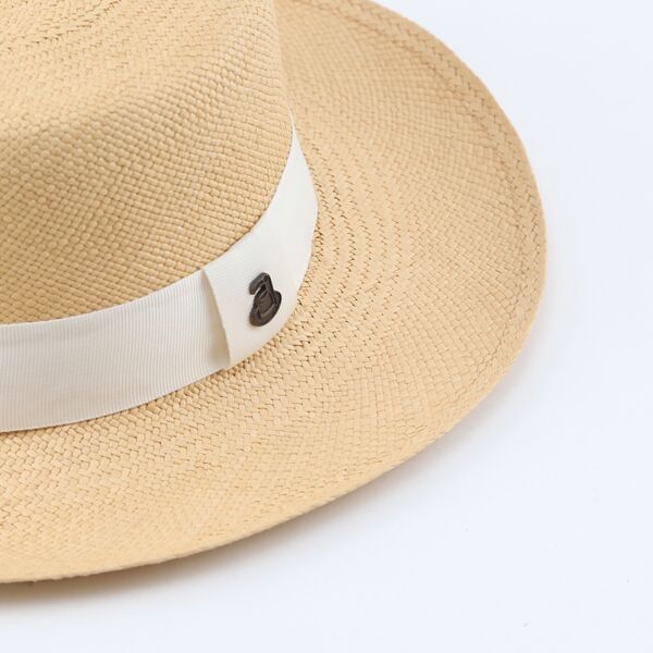 エクアドルハット Boater BeigeB36White エクアドルハット Boater BeigeB36White