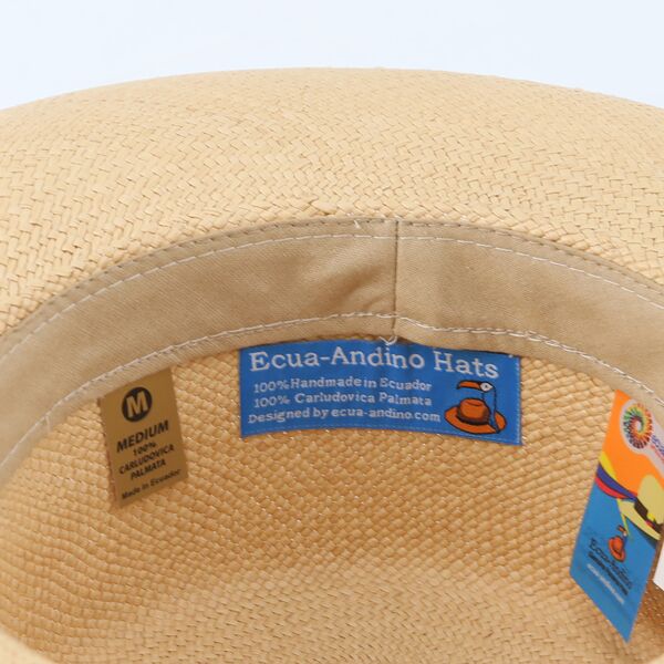 エクアドルハット Boater BeigeB36White エクアドルハット Boater BeigeB36White