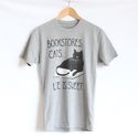 Tシャツ　BOOKSTORE CATS-GREY