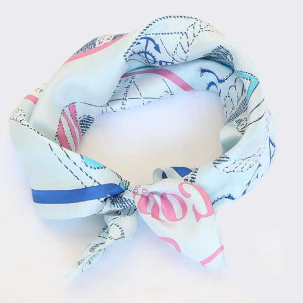 スカーフ／TRAVELER LIGHT BLUE