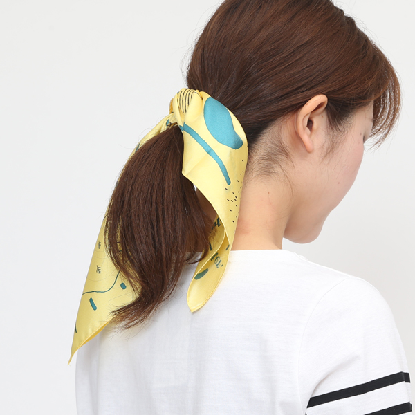 ヘアアクセサリーとして（YELLOW）