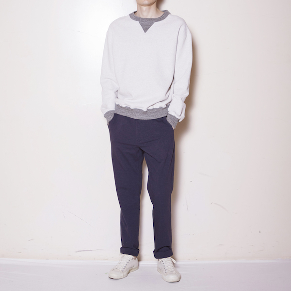 モデル身長：183cm　着用サイズ：L（DARK NAVY）