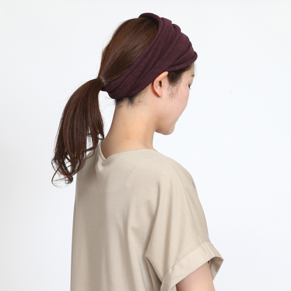 コットンヘアバンド（CABERNET）