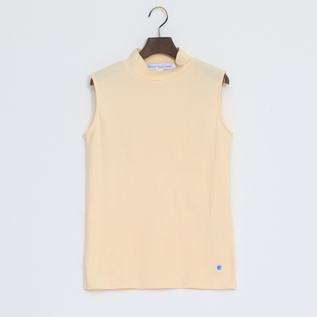 モックネックノースリーブ