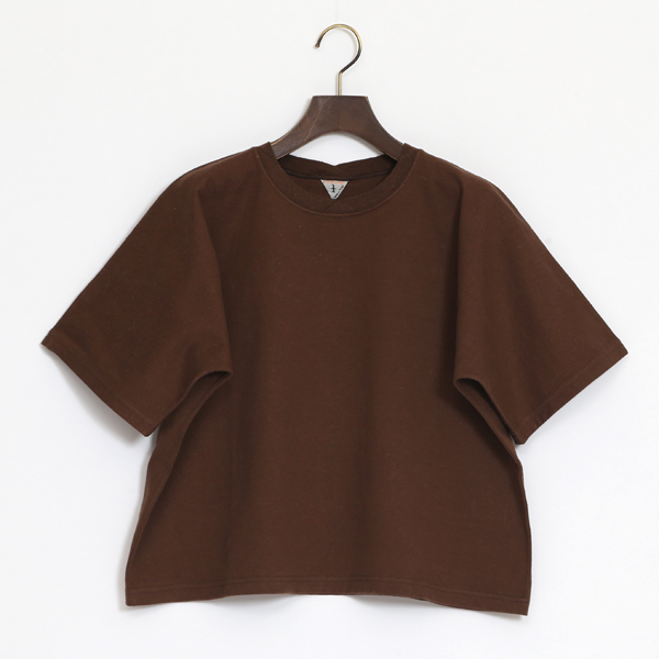 DEMI クルーネックTシャツ（BROWN）