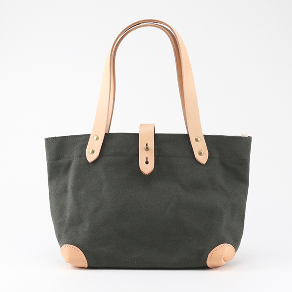 ギボシキャンバス　トートバッグ(カーキ)