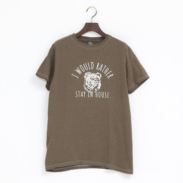 HOUSE 4.6oz CREW Tシャツ（MILITARY GREEN）